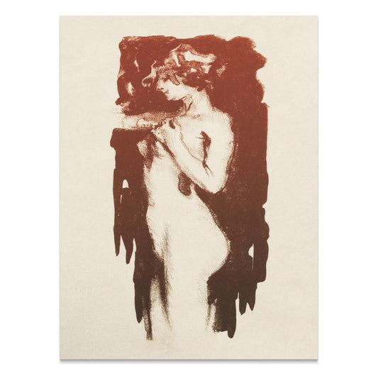 Premium Poster of Vintage Artistic Female Figure Art Nouveau Style Posters