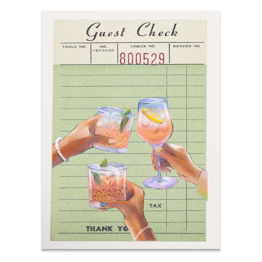 Premium Poster of Vintage Bar Bill Drinks Aesthetic Art Wall Posters