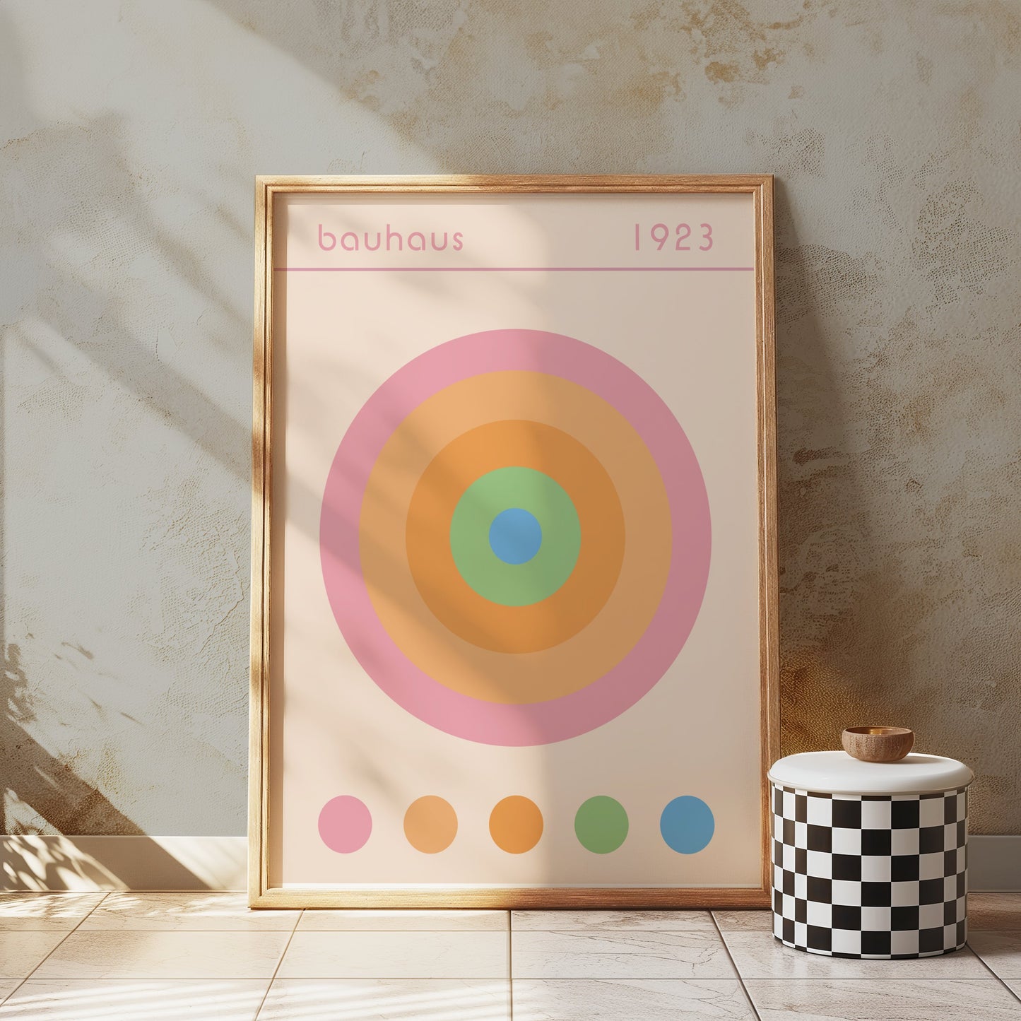 Premium Poster of Vintage Bauhaus 1923 Target Design Wall Art Posters