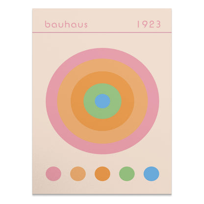Premium Poster of Vintage Bauhaus 1923 Target Design Wall Art Posters