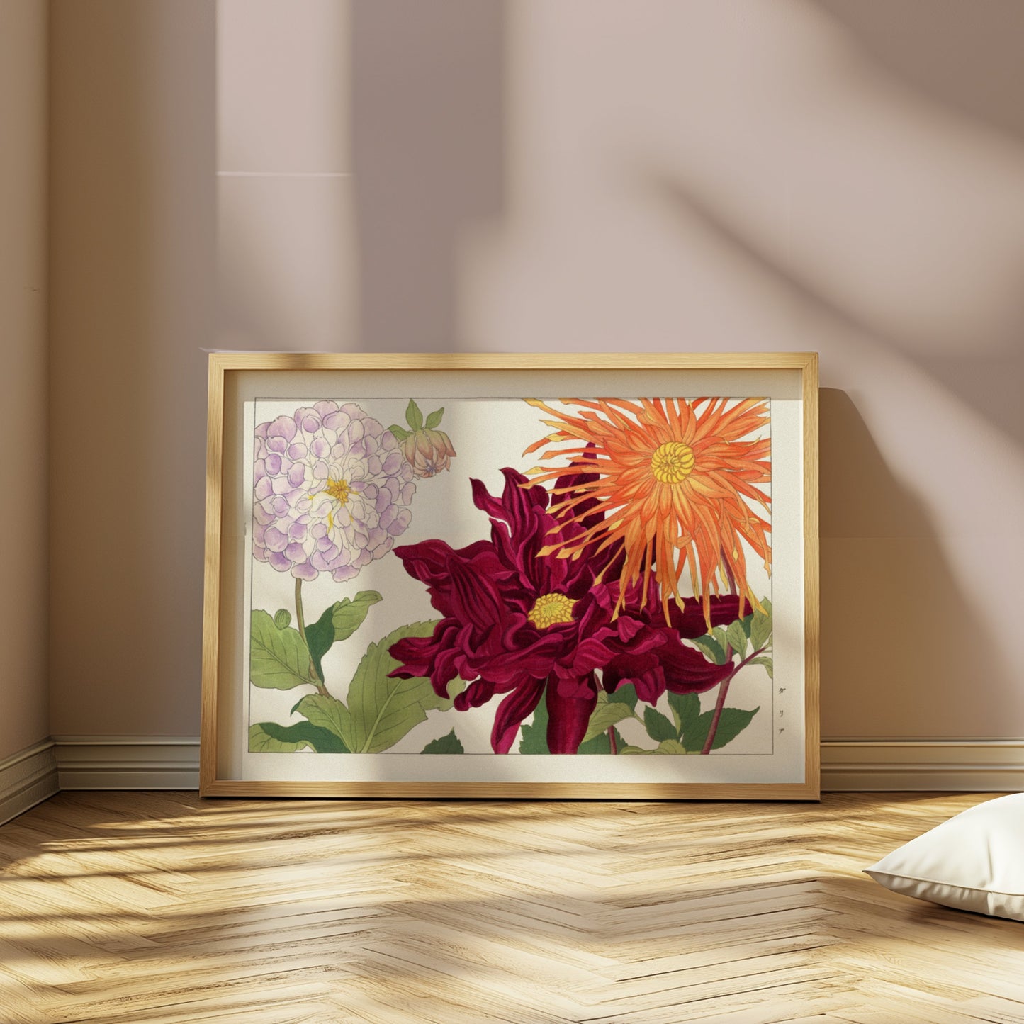 Premium Poster of Vintage Botanical Art Japanese Flowers Wall Posters
