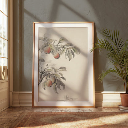 Premium Poster of Vintage Botanical Fruit Tree Art Print Posters