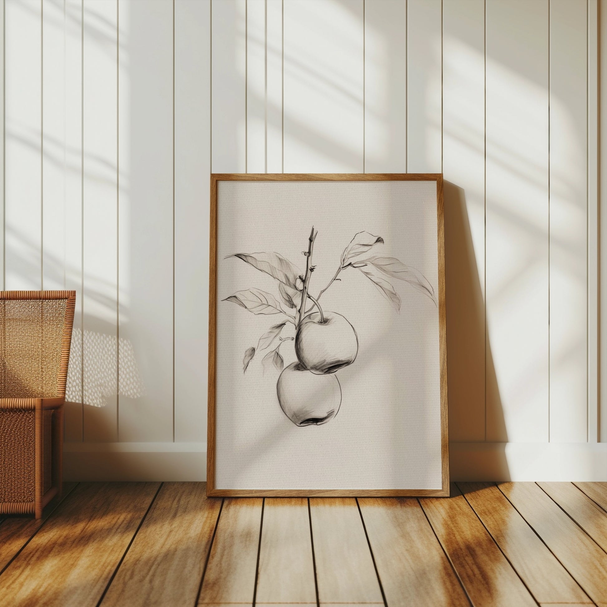 Premium Poster of Vintage Botanical Illustration of Apple Tree Posters