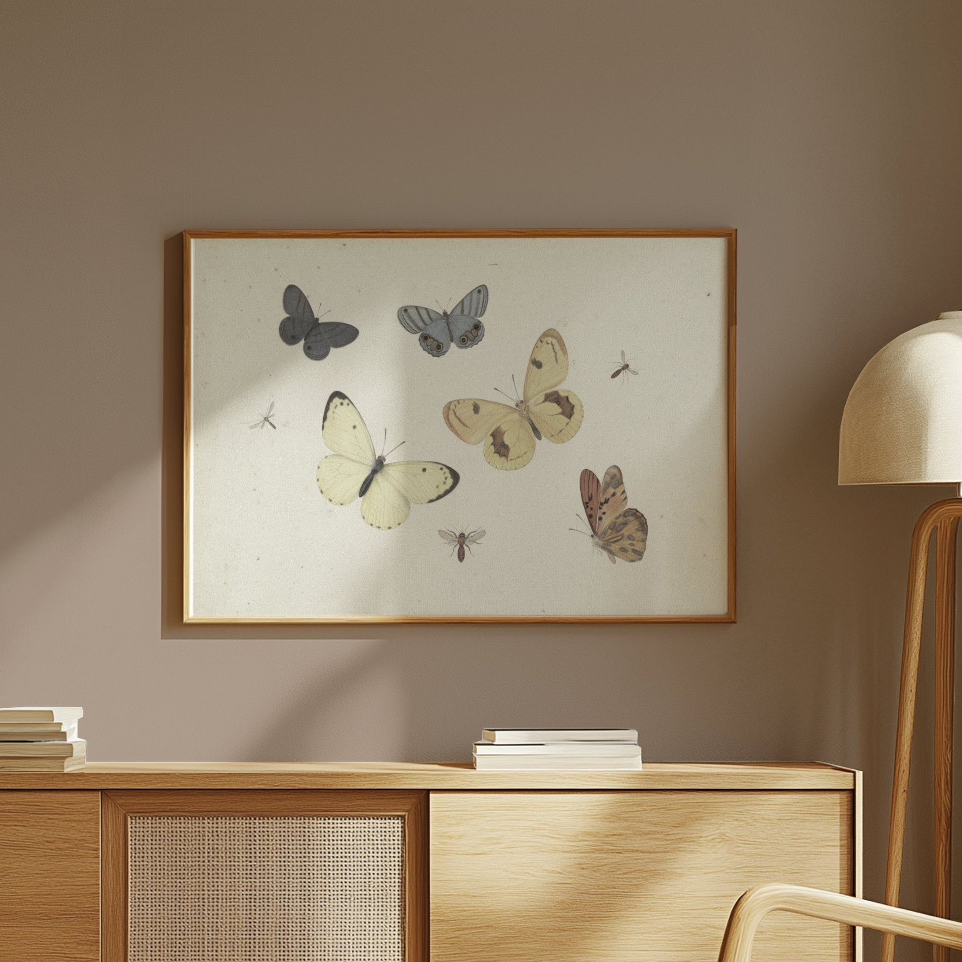 Premium Poster of Vintage Butterflies and Insects Collection Posters