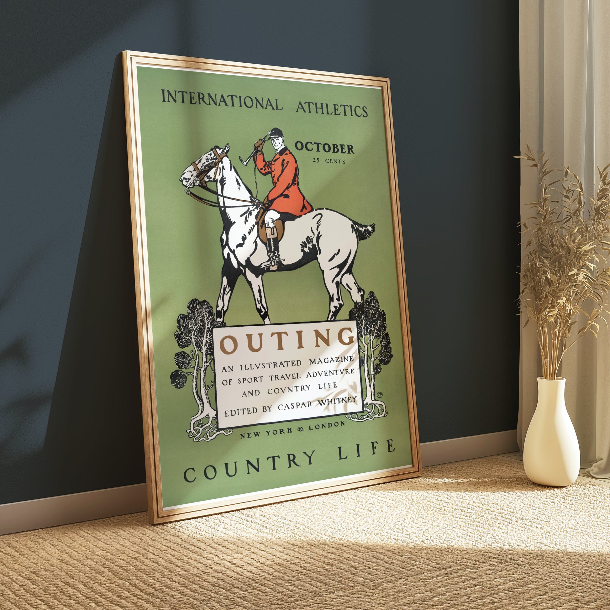 Premium Poster of Vintage Country Life Sports Travel Illustrated Magazine Posters
