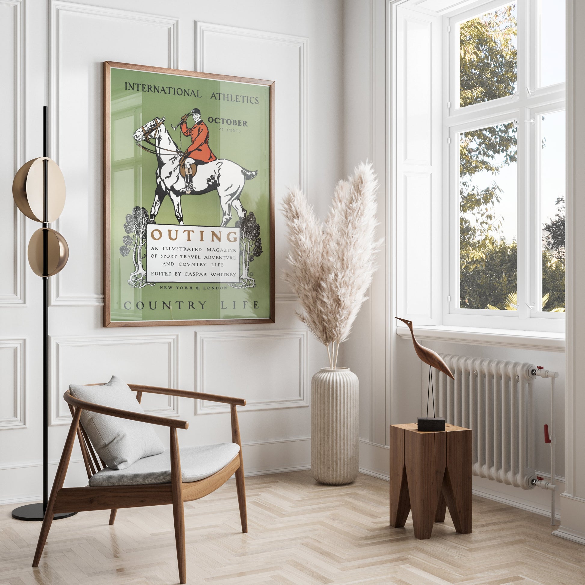Premium Poster of Vintage Country Life Sports Travel Illustrated Magazine Posters