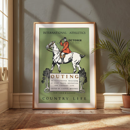 Premium Poster of Vintage Country Life Sports Travel Illustrated Magazine Posters