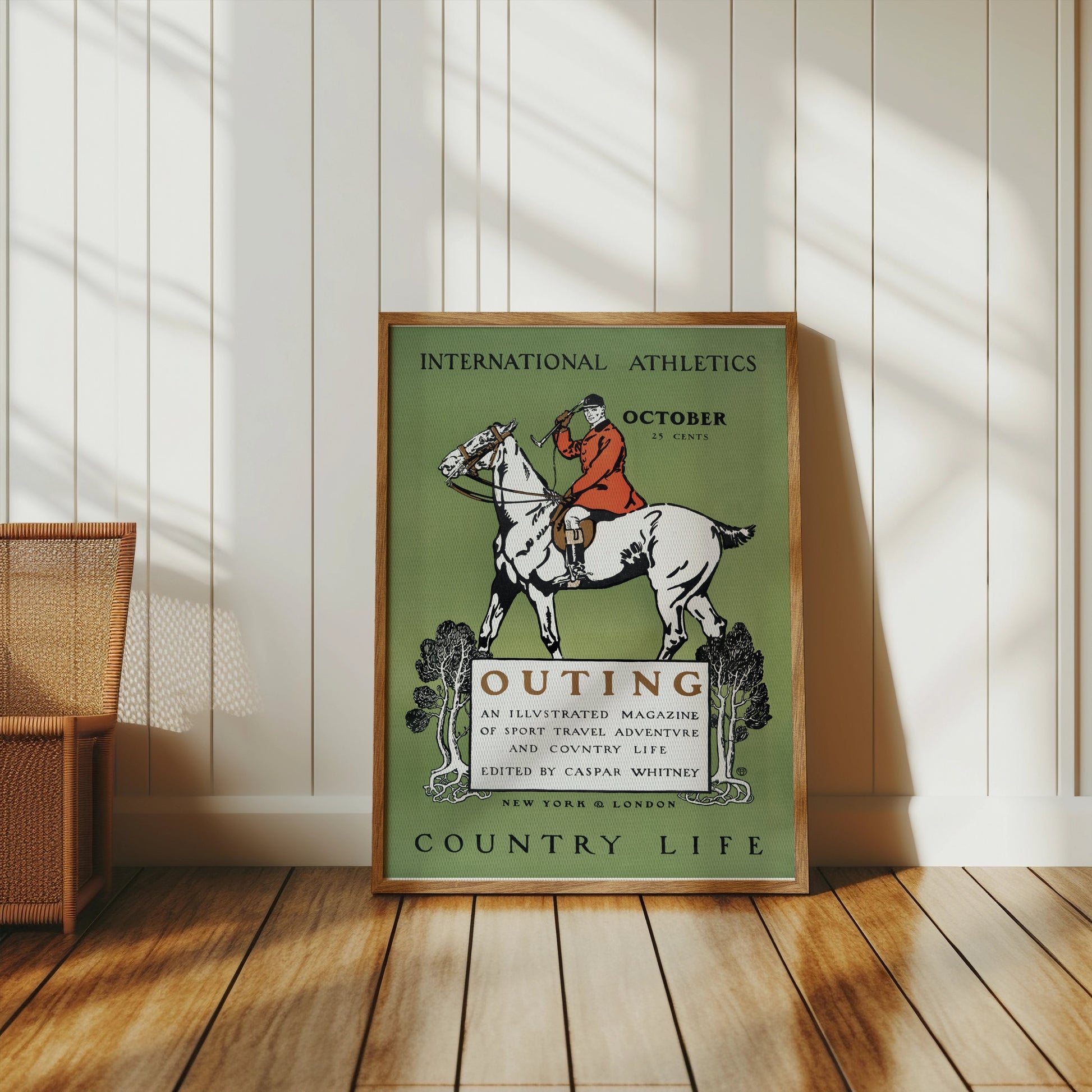Premium Poster of Vintage Country Life Sports Travel Illustrated Magazine Posters
