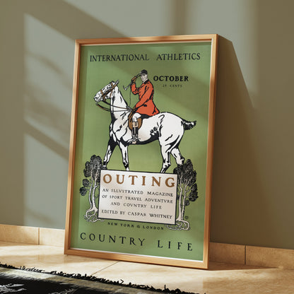 Premium Poster of Vintage Country Life Sports Travel Illustrated Magazine Posters
