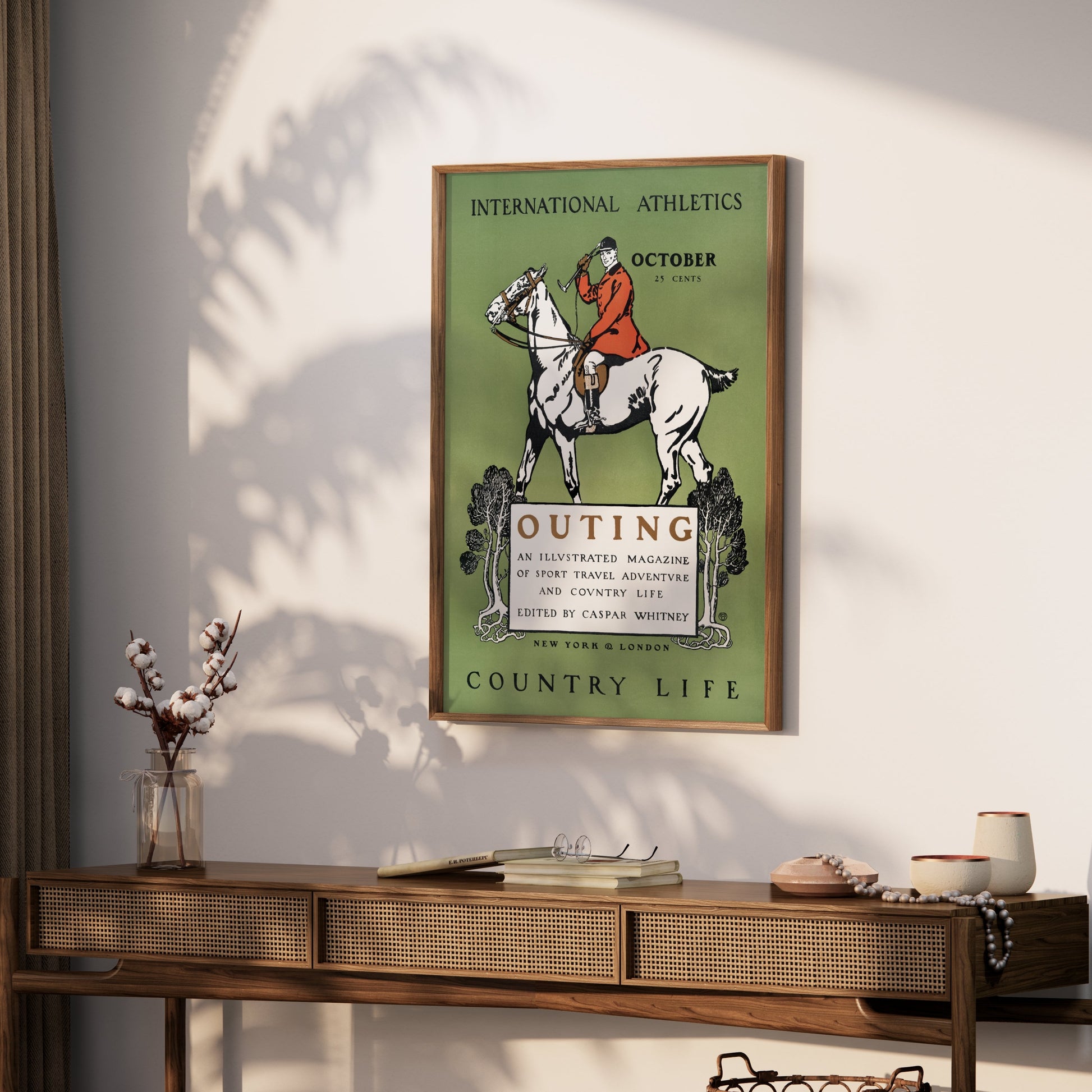 Premium Poster of Vintage Country Life Sports Travel Illustrated Magazine Posters