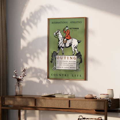 Premium Poster of Vintage Country Life Sports Travel Illustrated Magazine Posters