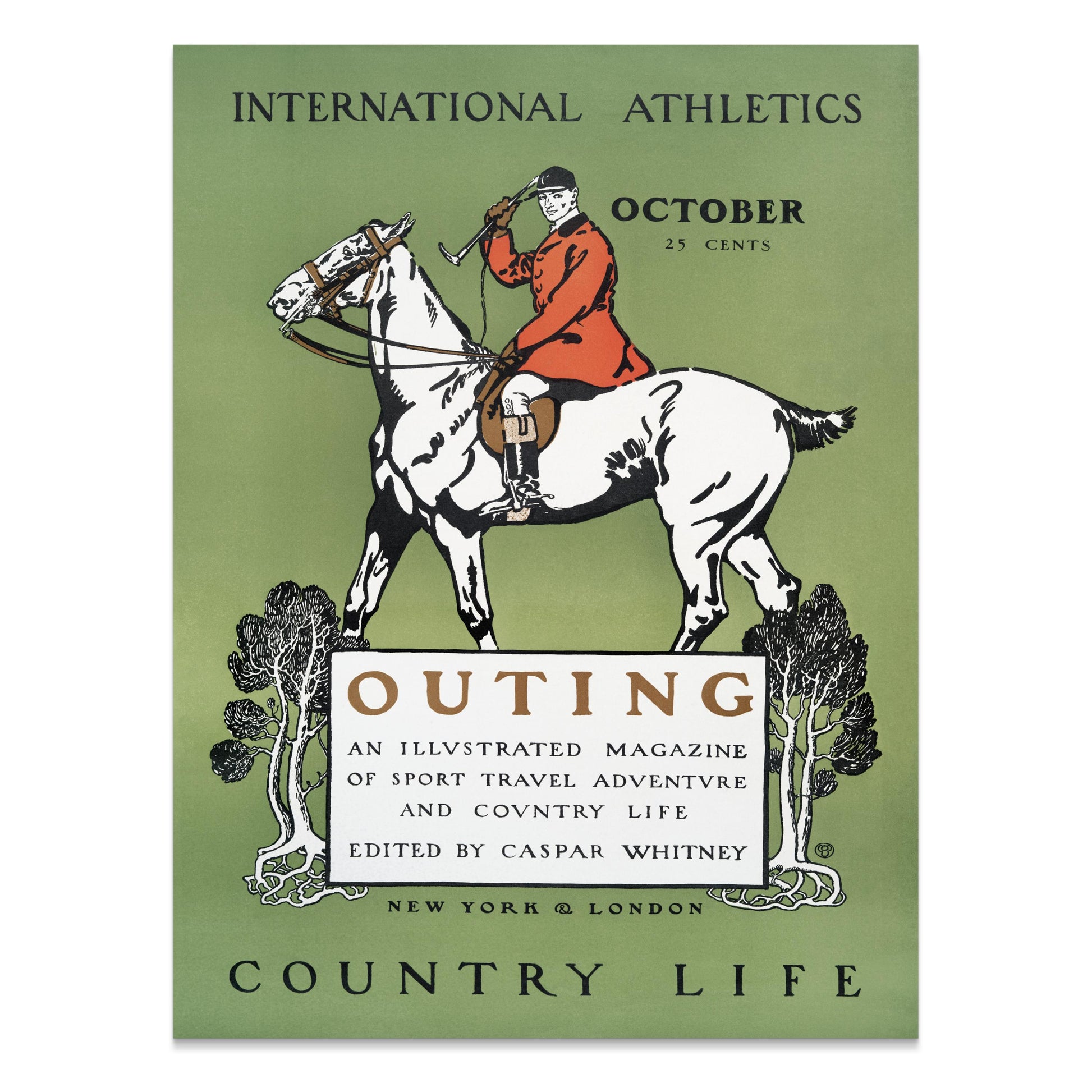 Premium Poster of Vintage Country Life Sports Travel Illustrated Magazine Posters