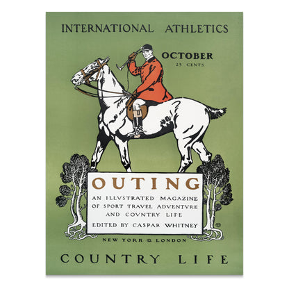 Premium Poster of Vintage Country Life Sports Travel Illustrated Magazine Posters