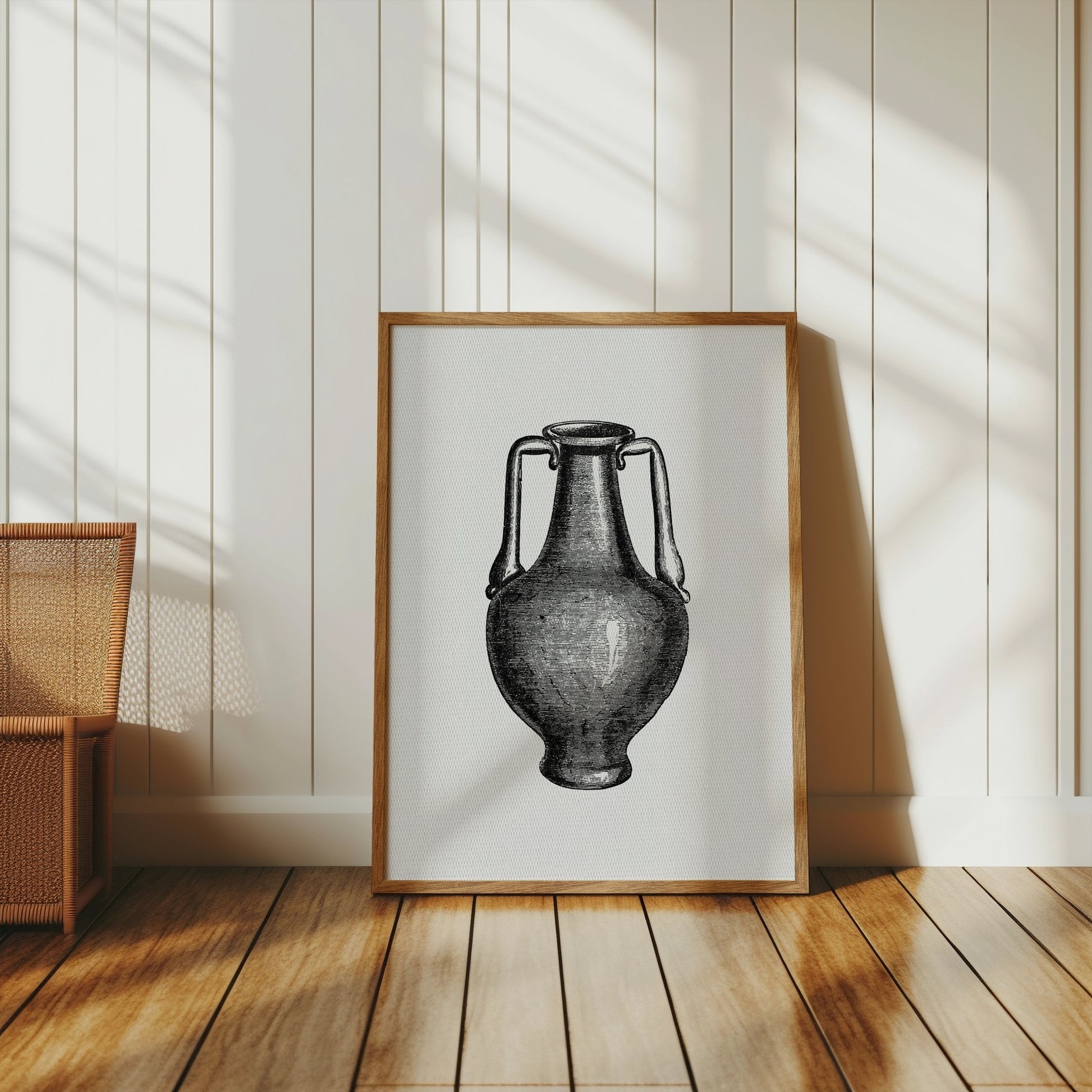Premium Poster of Vintage Engraving Style Amphora Art Print Posters