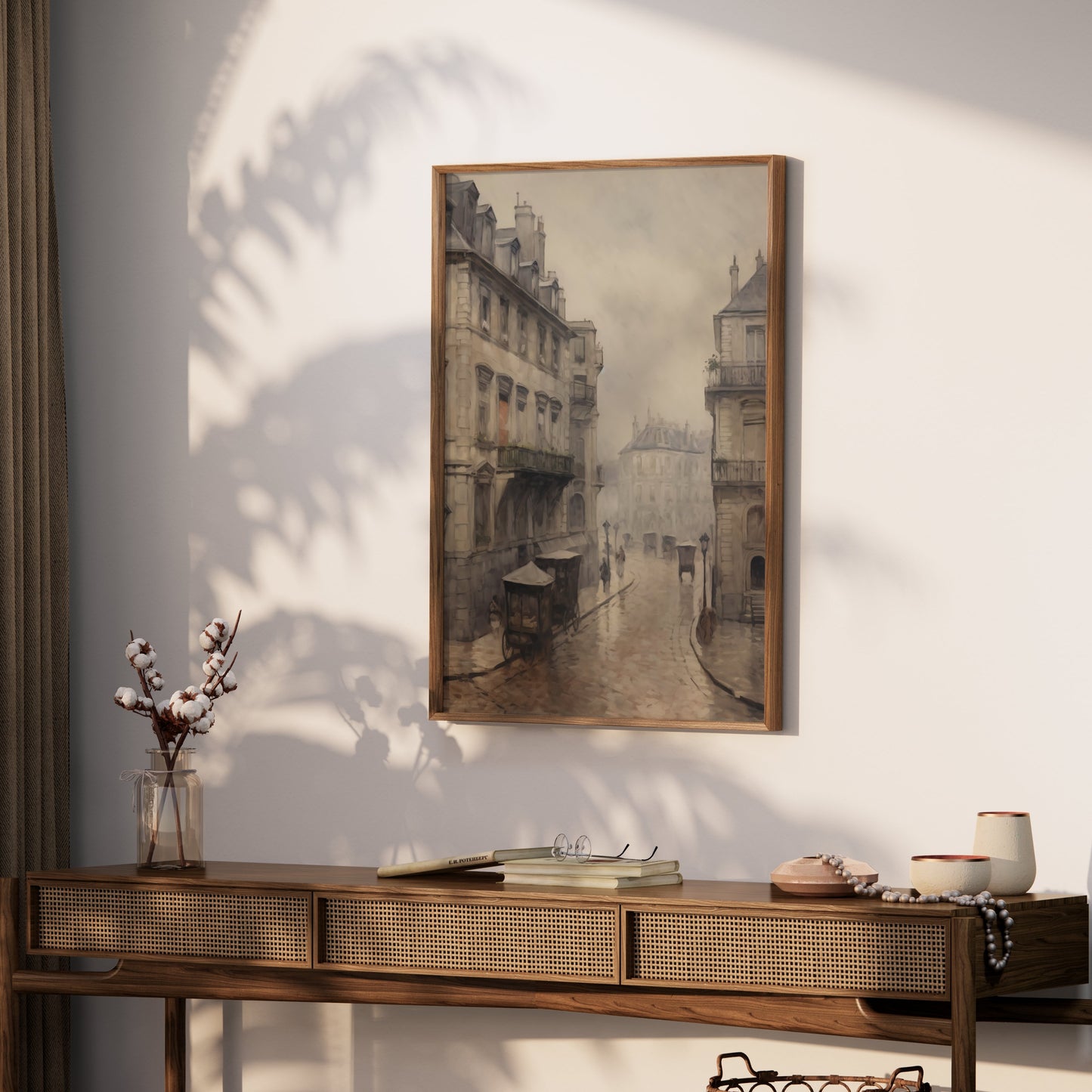 Premium Poster of Vintage European Street Scene Art Posters