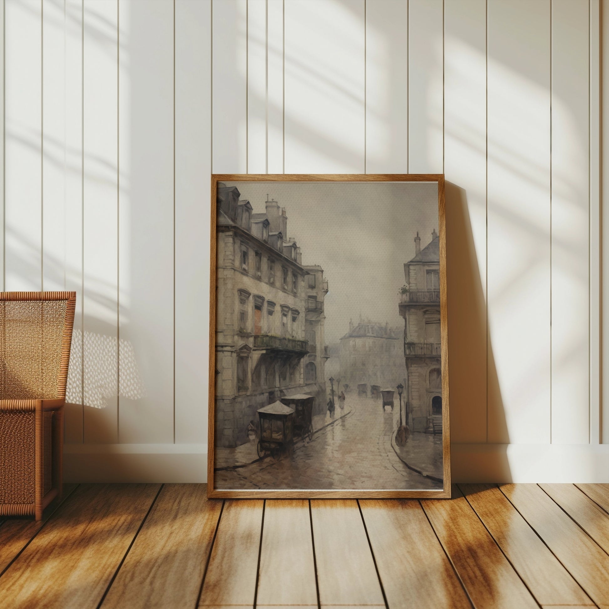 Premium Poster of Vintage European Street Scene Art Posters