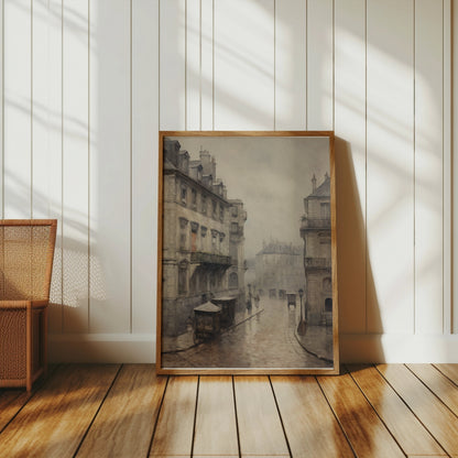 Premium Poster of Vintage European Street Scene Art Posters
