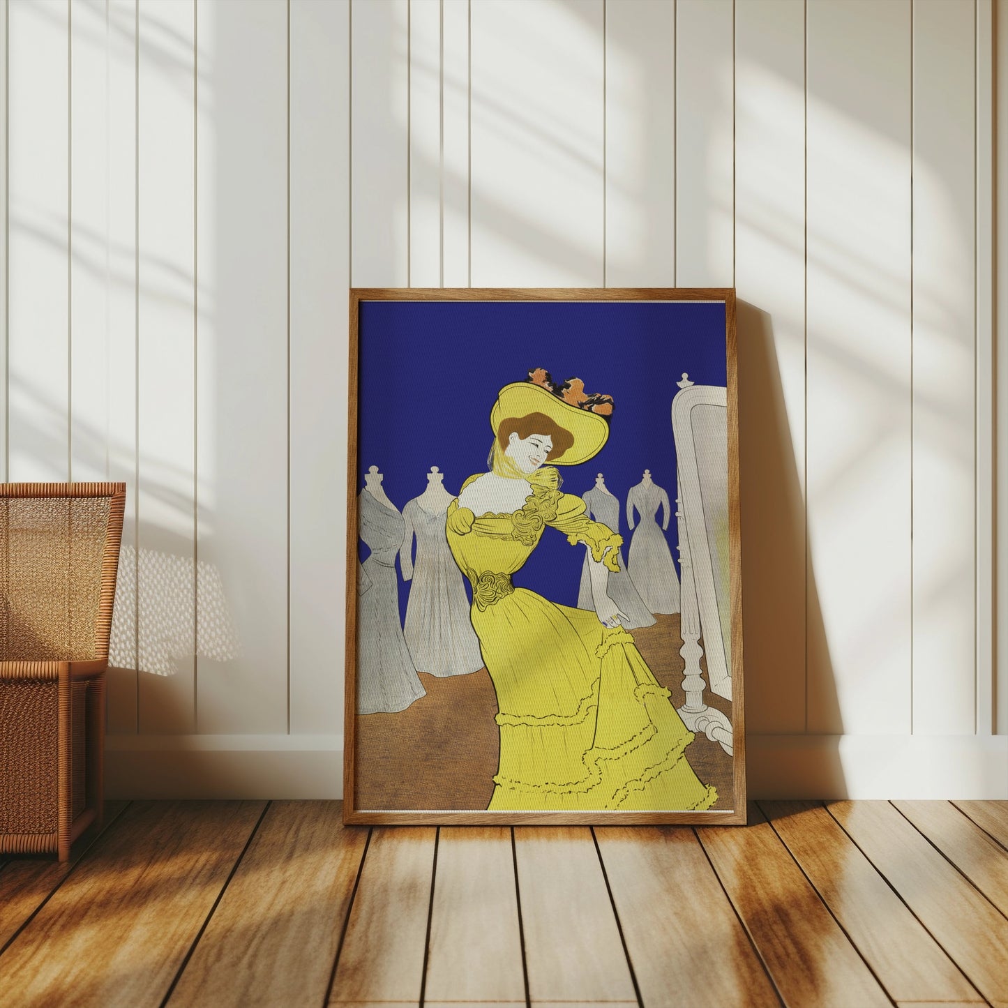 Premium Poster of Vintage Fashion Illustration Elegant Woman Posters