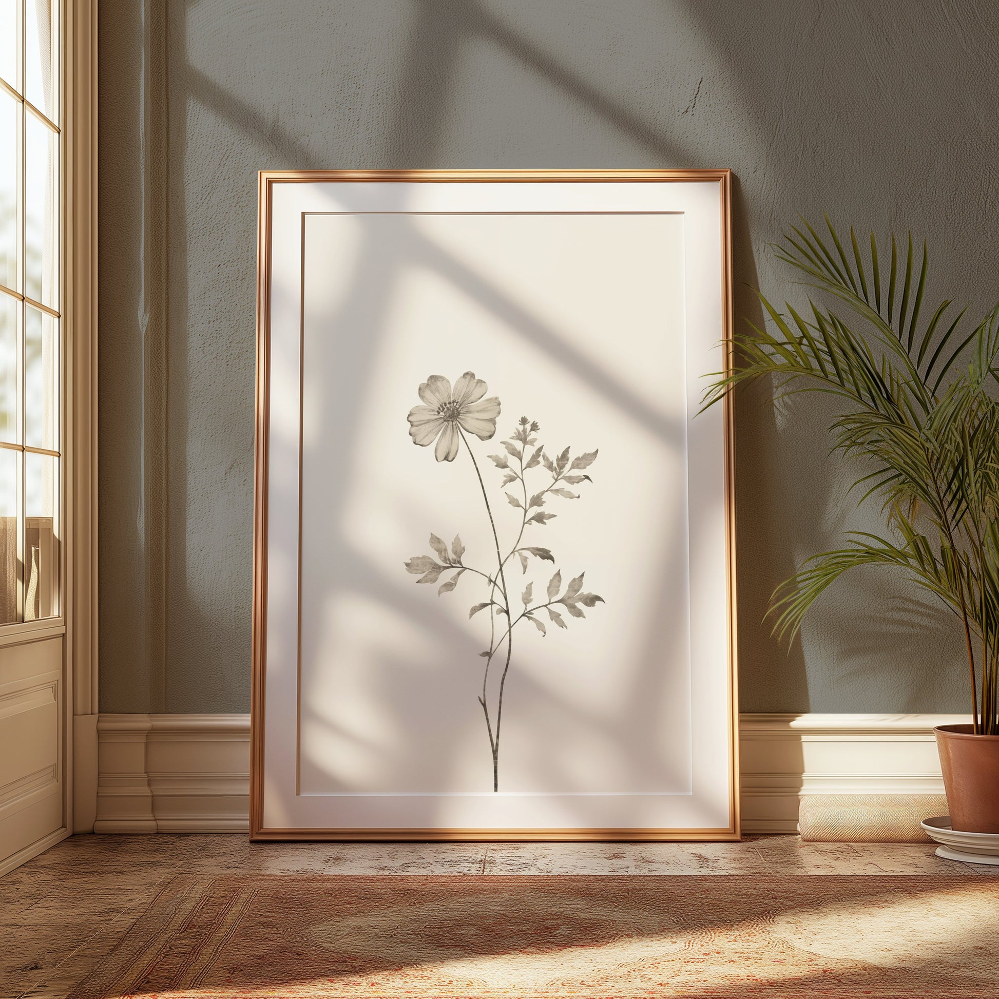 Premium Poster of Vintage Floral Botanical Print Wall Art Posters
