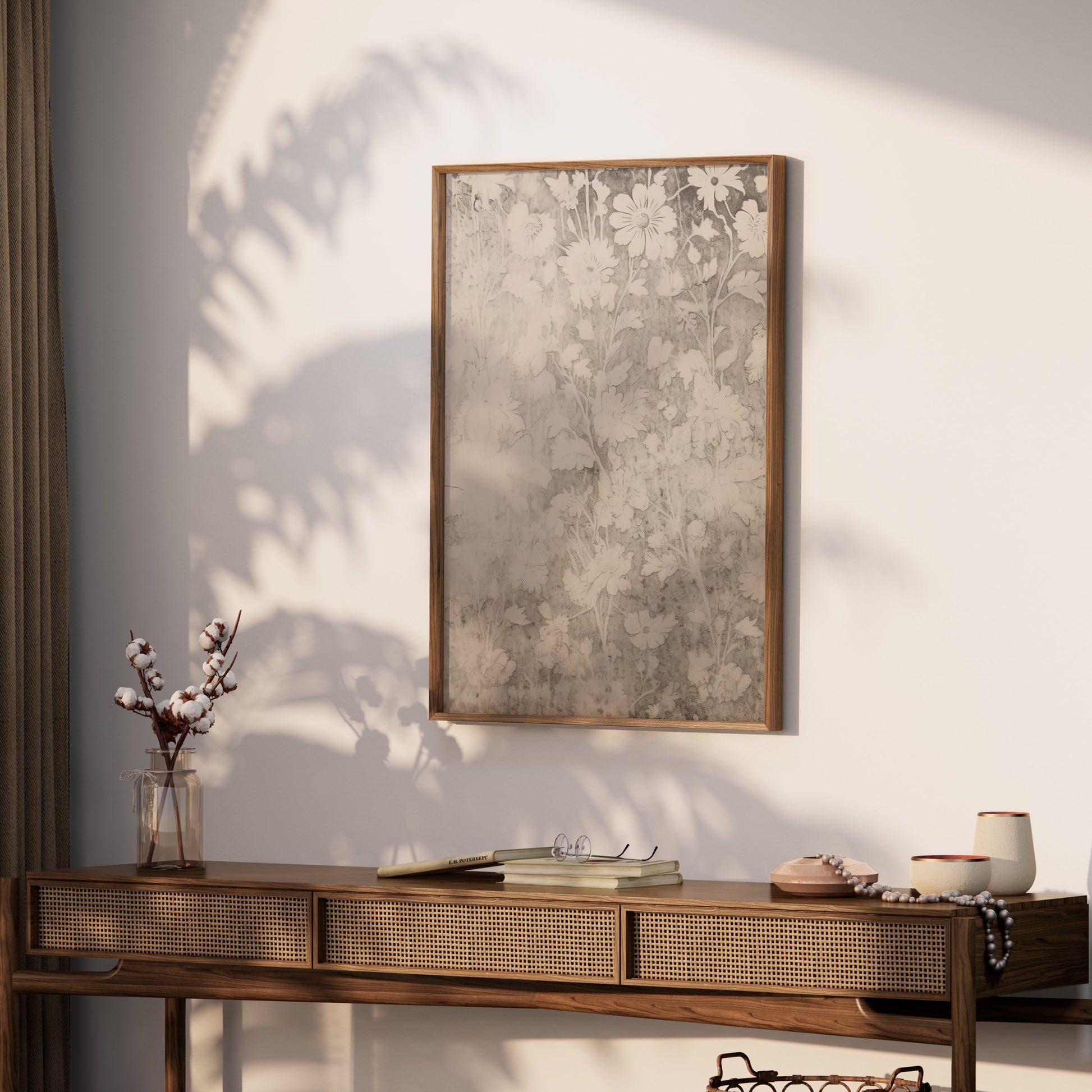 Premium Poster of Vintage Floral Design Aesthetic Art Print Posters