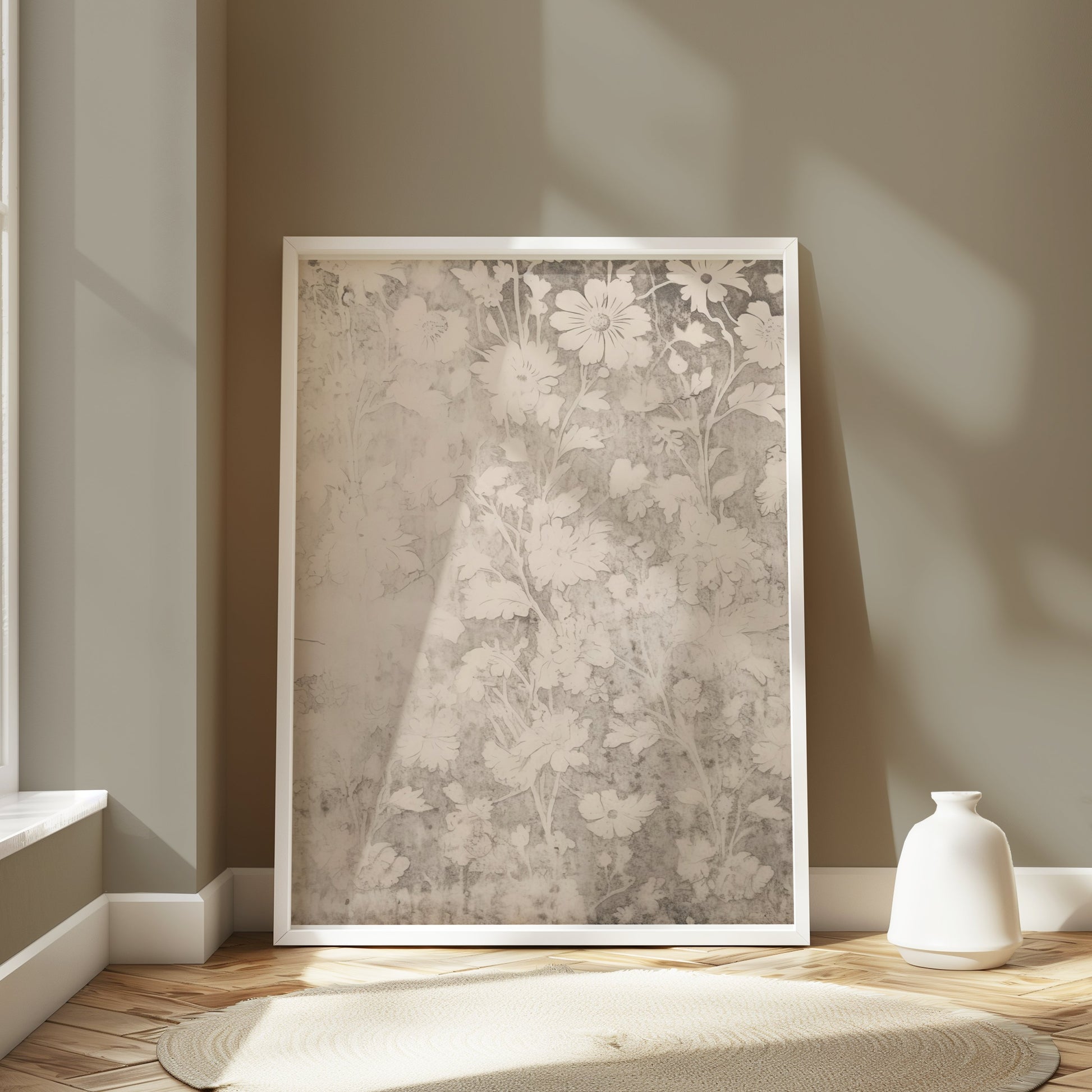 Premium Poster of Vintage Floral Design Aesthetic Art Print Posters