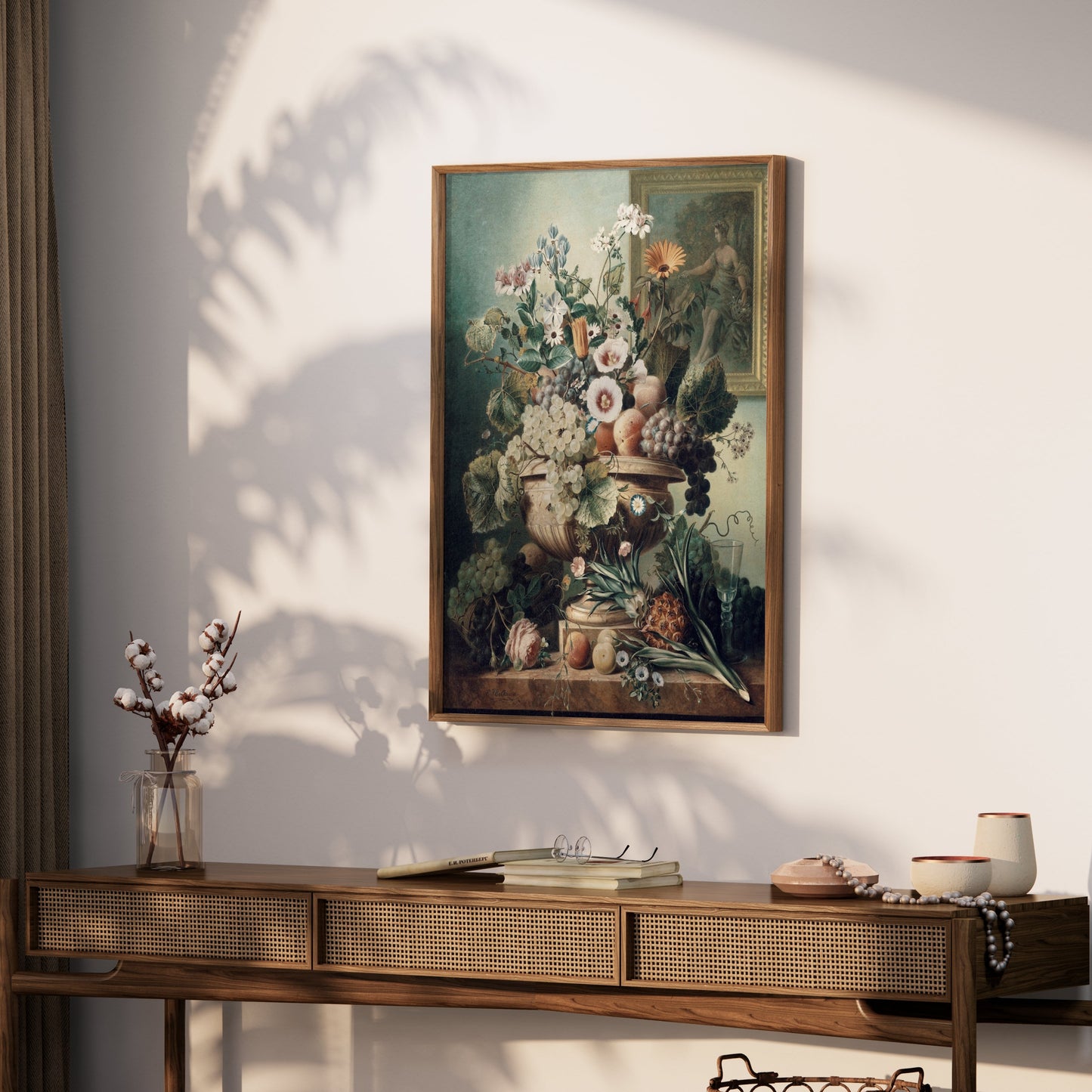 Premium Poster of Vintage Flower and Fruit Still Life Art Posters