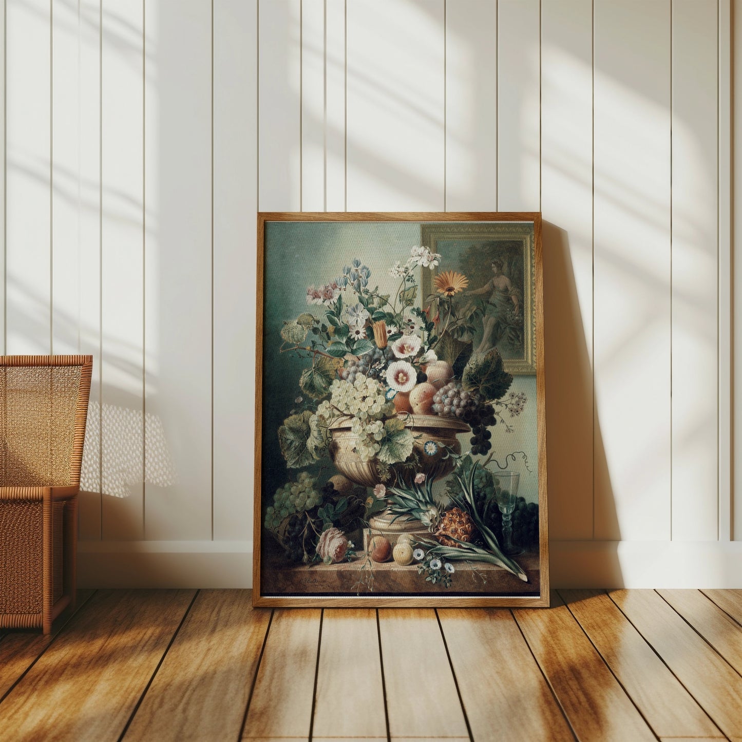 Premium Poster of Vintage Flower and Fruit Still Life Art Posters