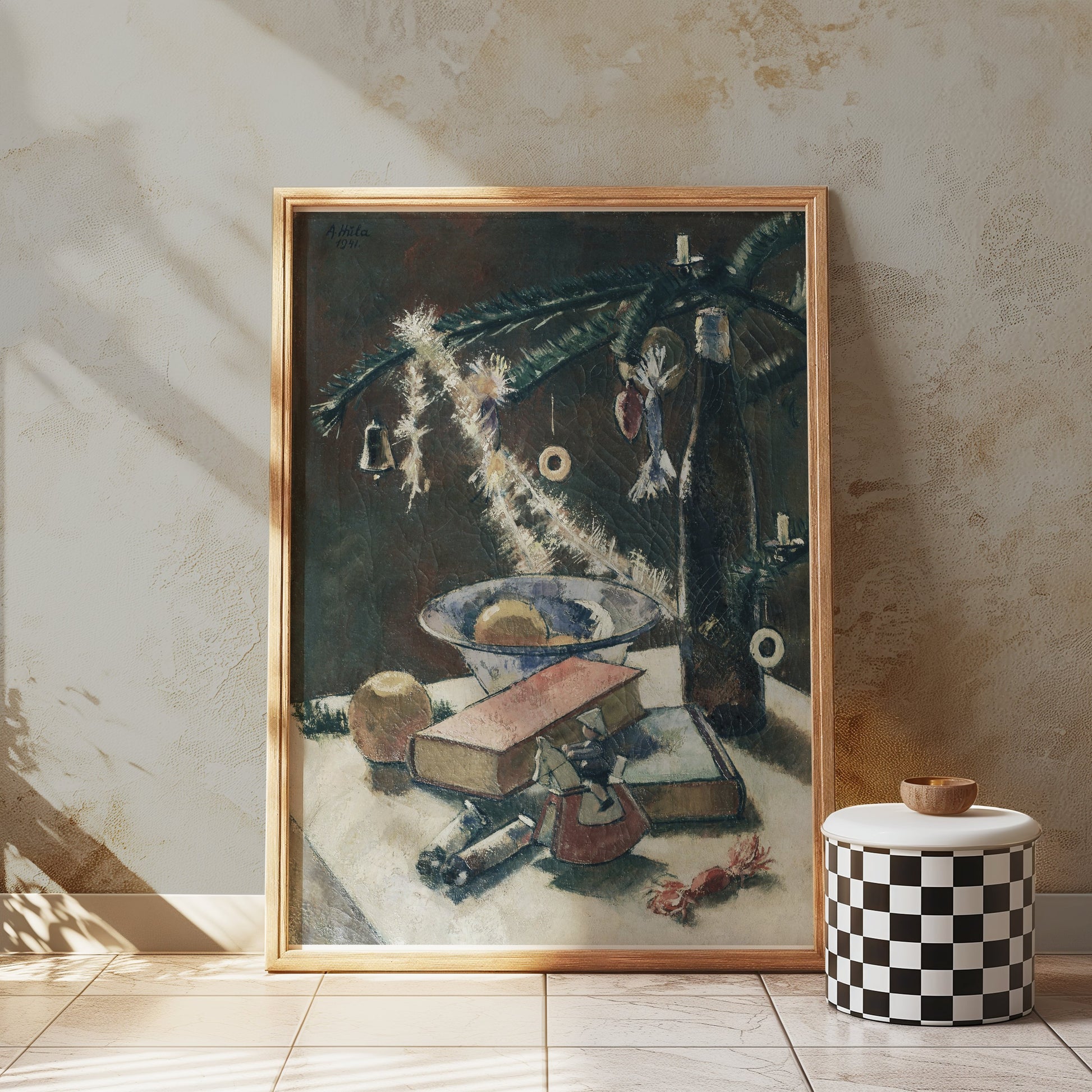 Premium Poster of Vintage Holiday Still Life Art Exquisite Wall Posters