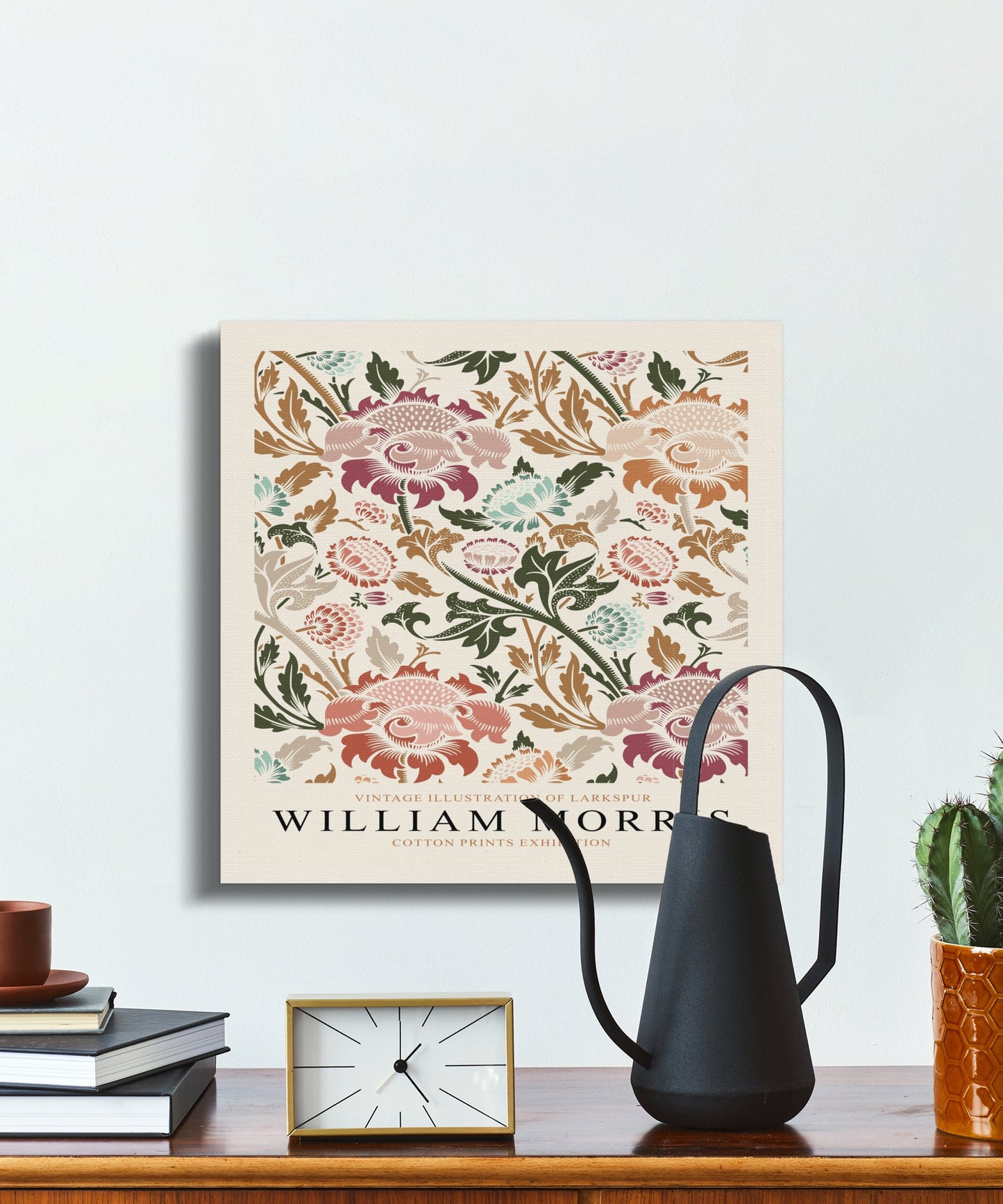 Premium Poster of Vintage Illustration of Larkspur Canvas Wraps