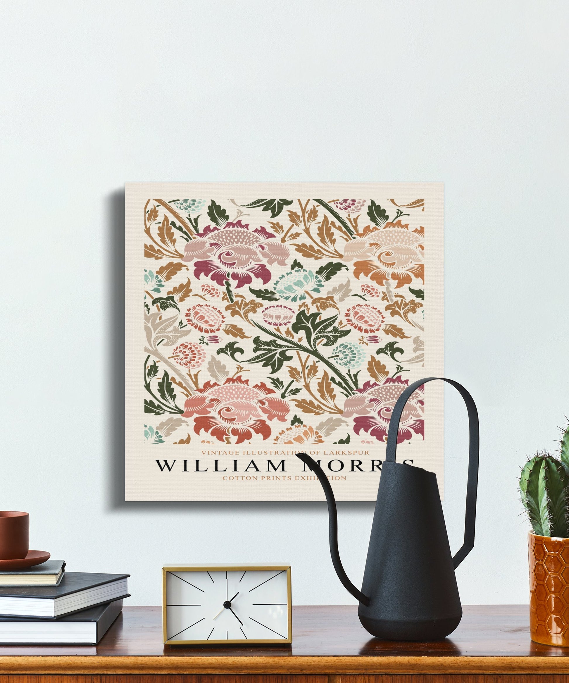 Premium Poster of Vintage Illustration of Larkspur Canvas Wraps