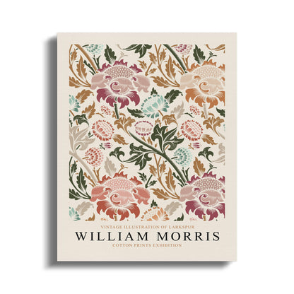 Premium Poster of Vintage Illustration of Larkspur Canvas Wraps