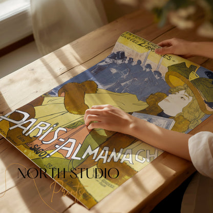 Premium Poster of Vintage Paris Almanach Advertisement Posters