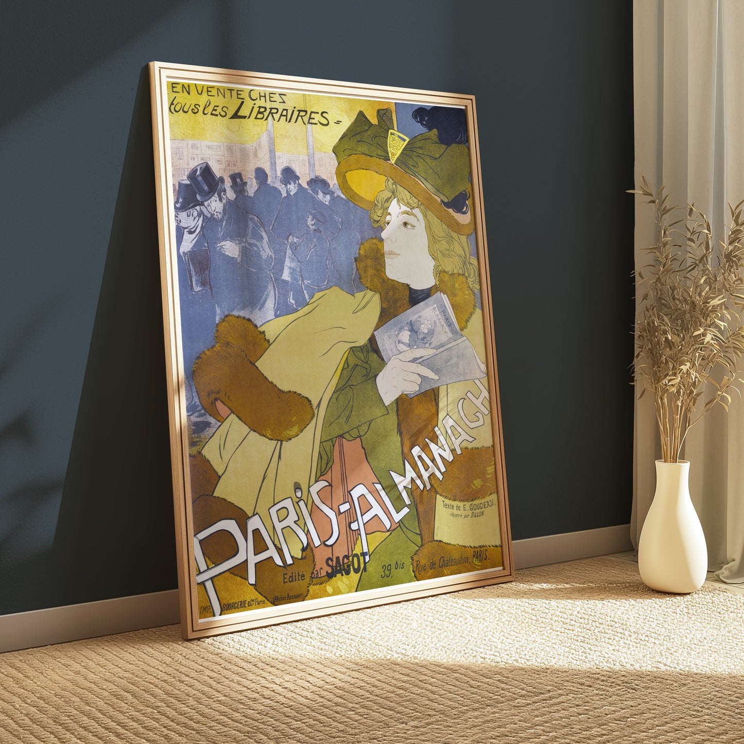 Premium Poster of Vintage Paris Almanach Advertisement Posters