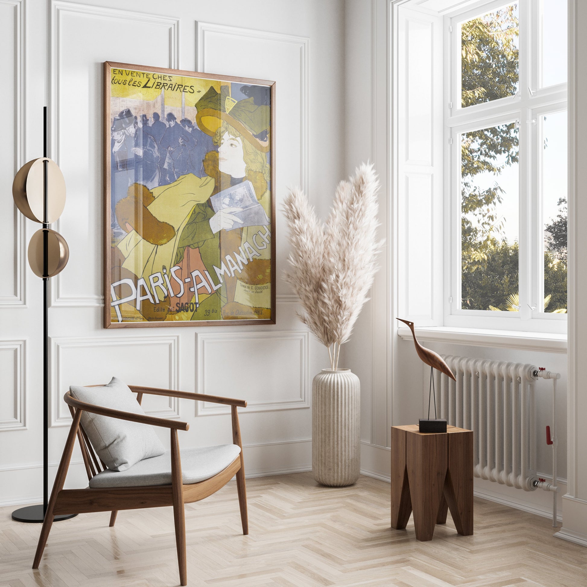 Premium Poster of Vintage Paris Almanach Advertisement Posters