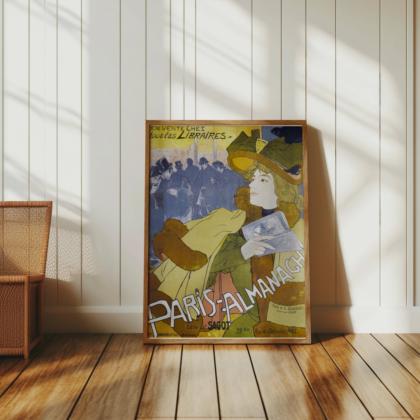 Premium Poster of Vintage Paris Almanach Advertisement Posters