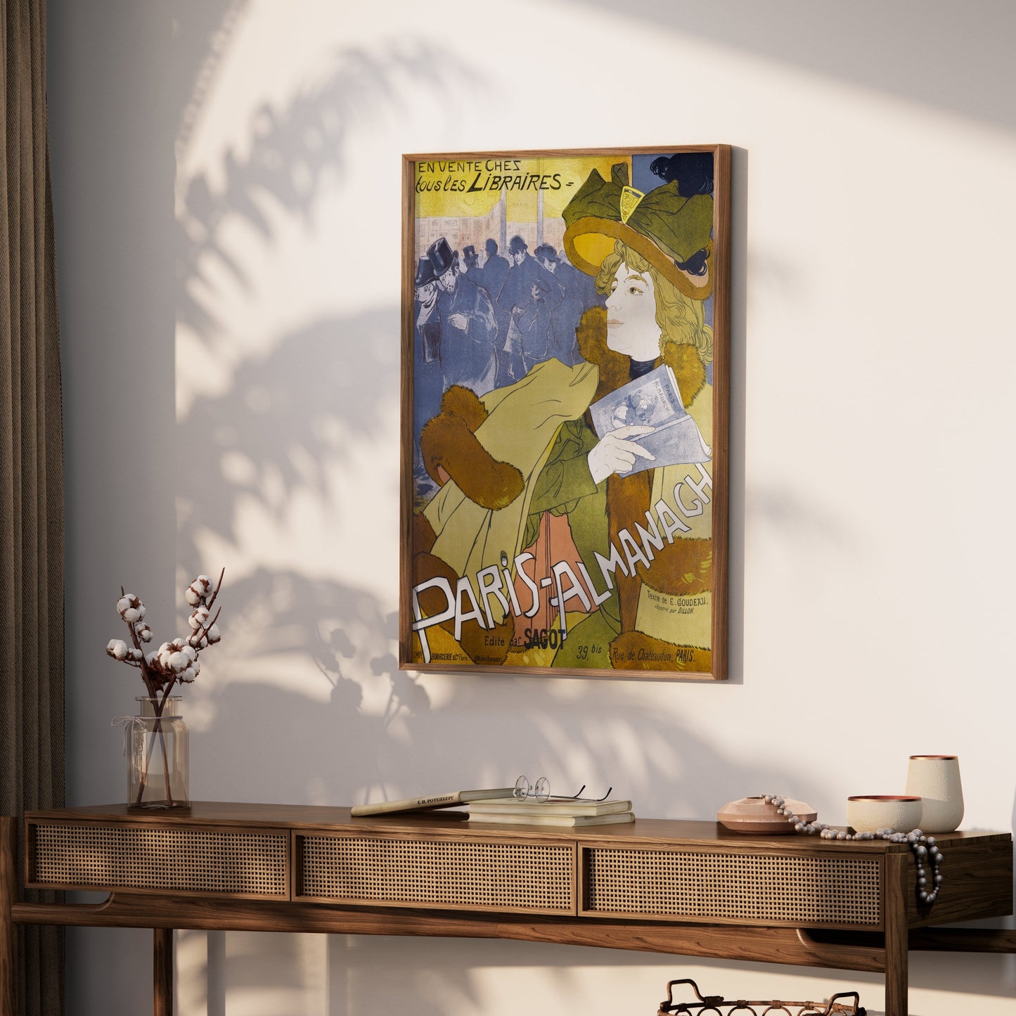 Premium Poster of Vintage Paris Almanach Advertisement Posters