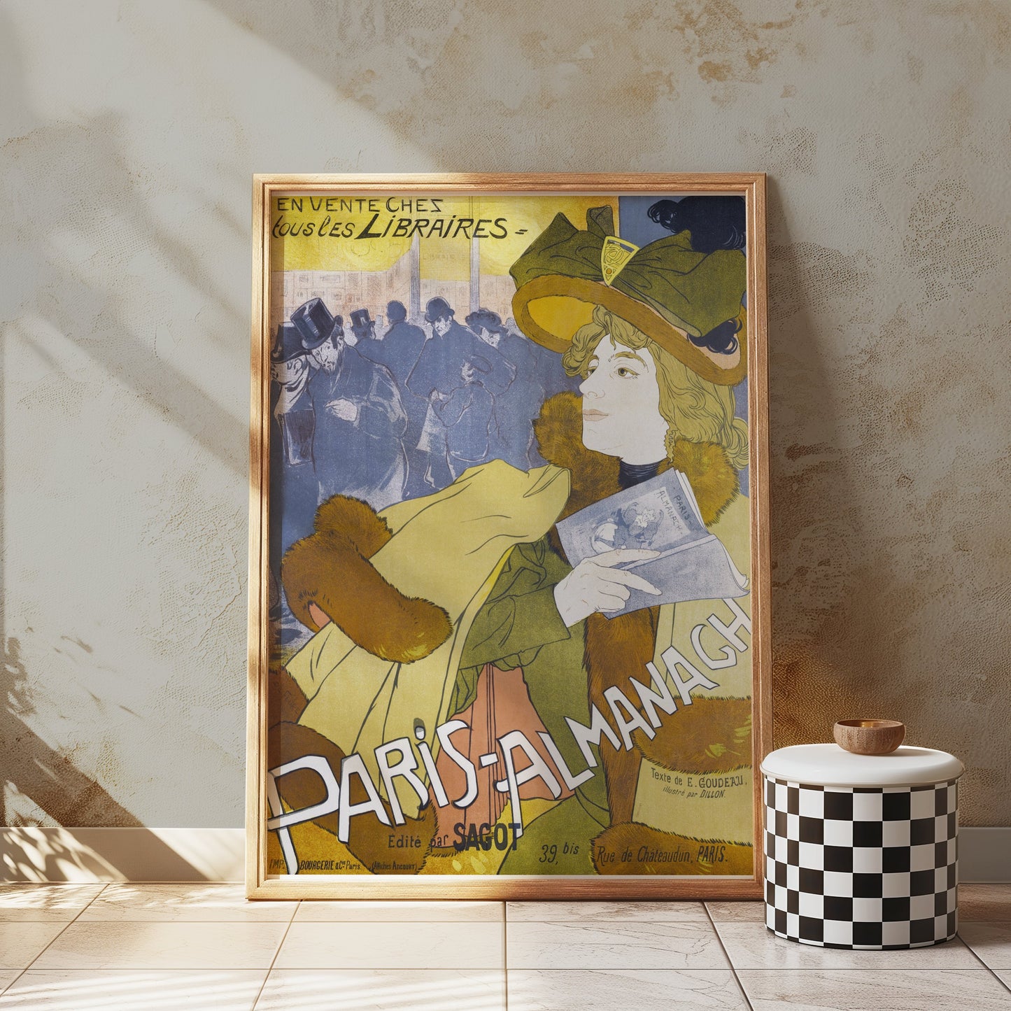 Premium Poster of Vintage Paris Almanach Advertisement Posters