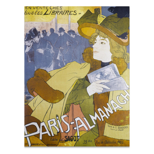 Premium Poster of Vintage Paris Almanach Advertisement Posters