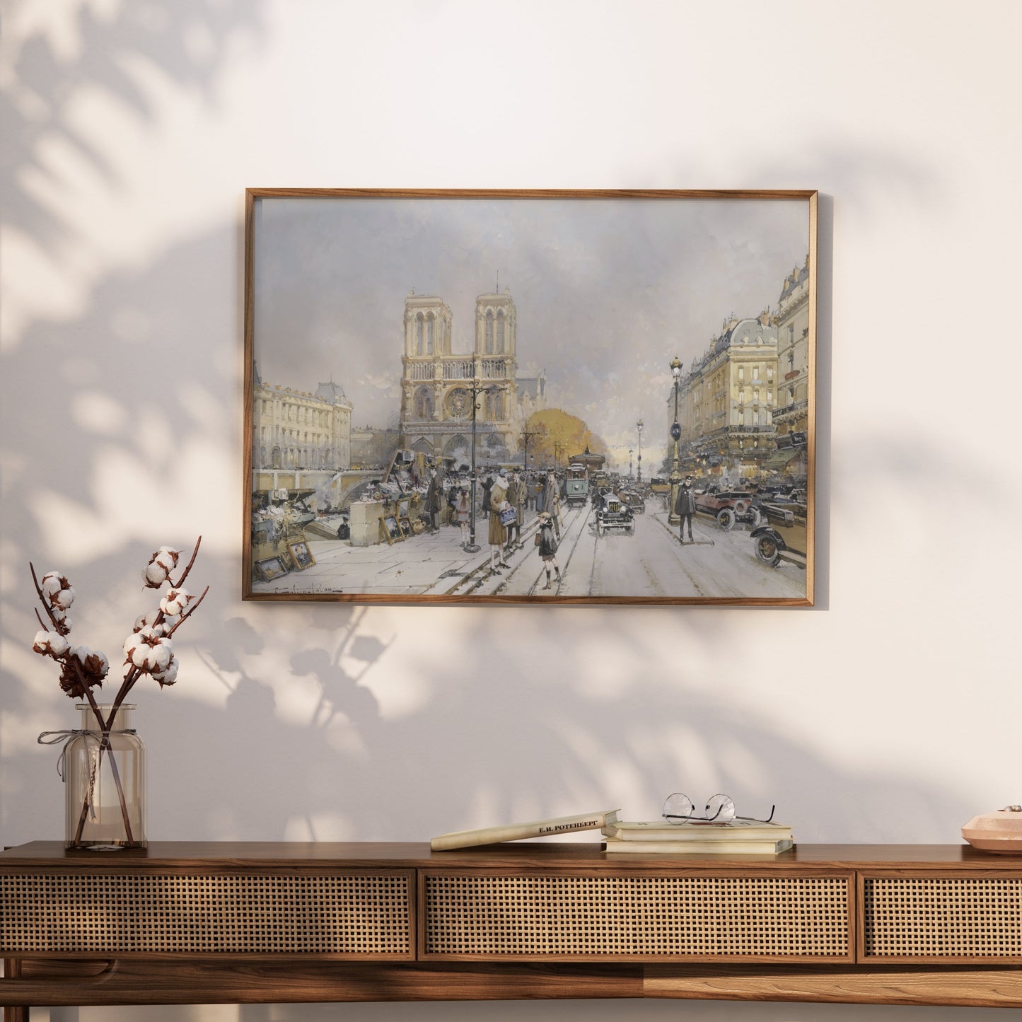 Premium Poster of Vintage Parisian Street Scene Historical Art Posters
