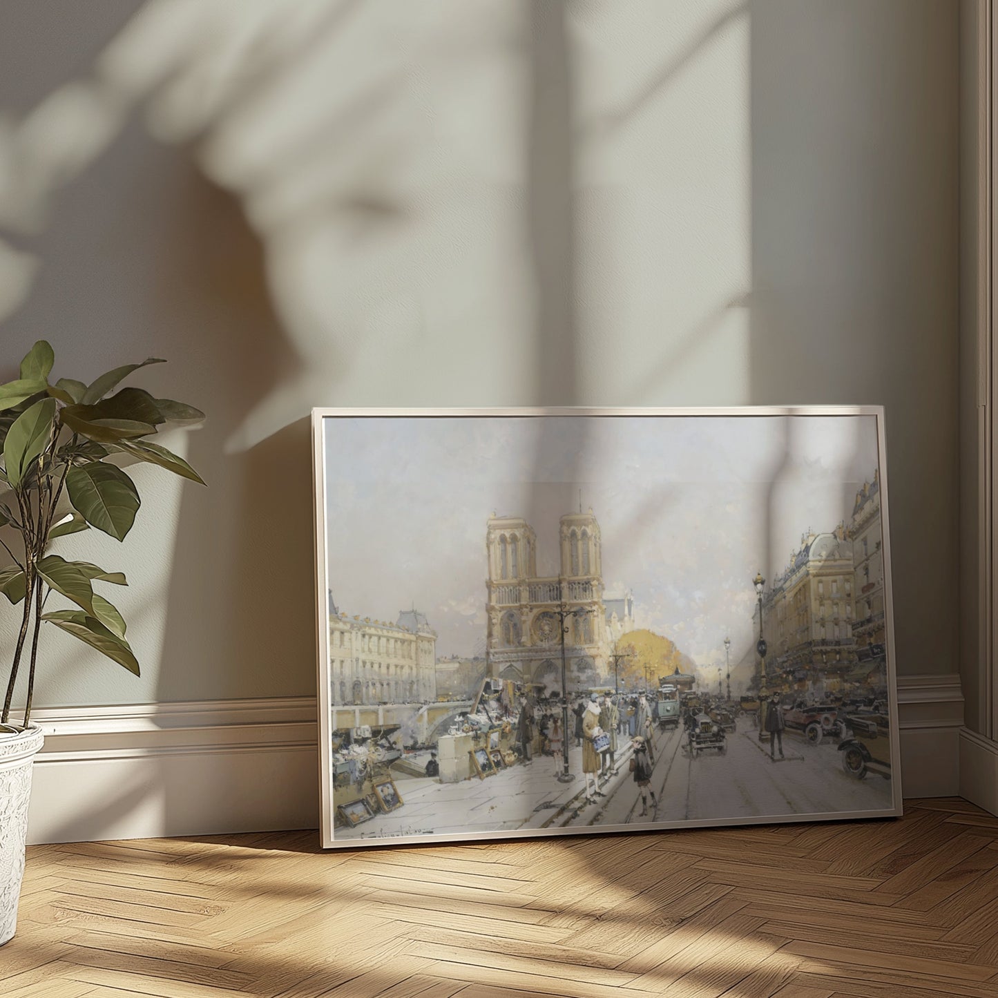 Premium Poster of Vintage Parisian Street Scene Historical Art Posters