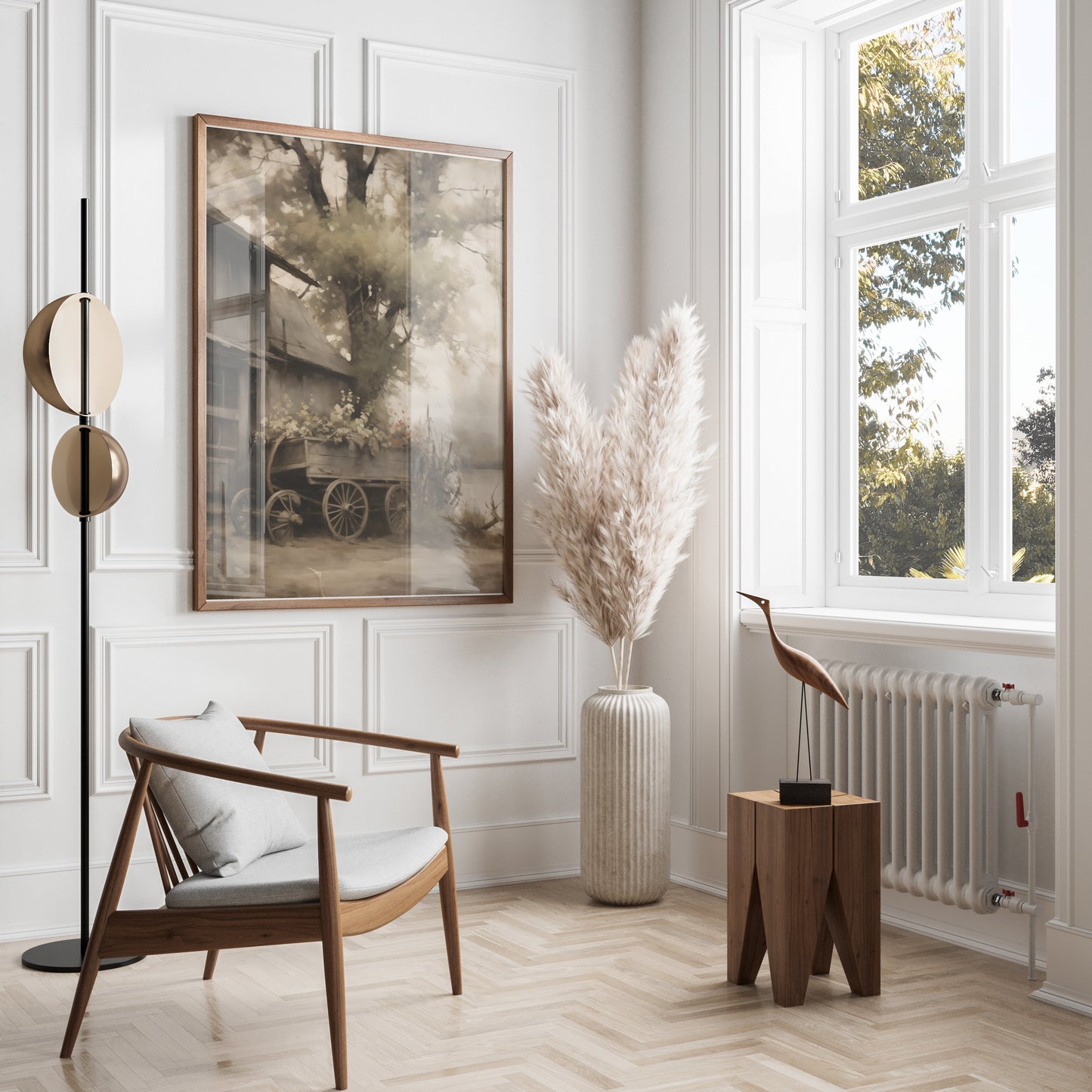 Premium Poster of Vintage Rustic Wagon by Barn Art Posters