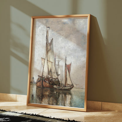 Premium Poster of Vintage Sailing Ship Art Print Posters