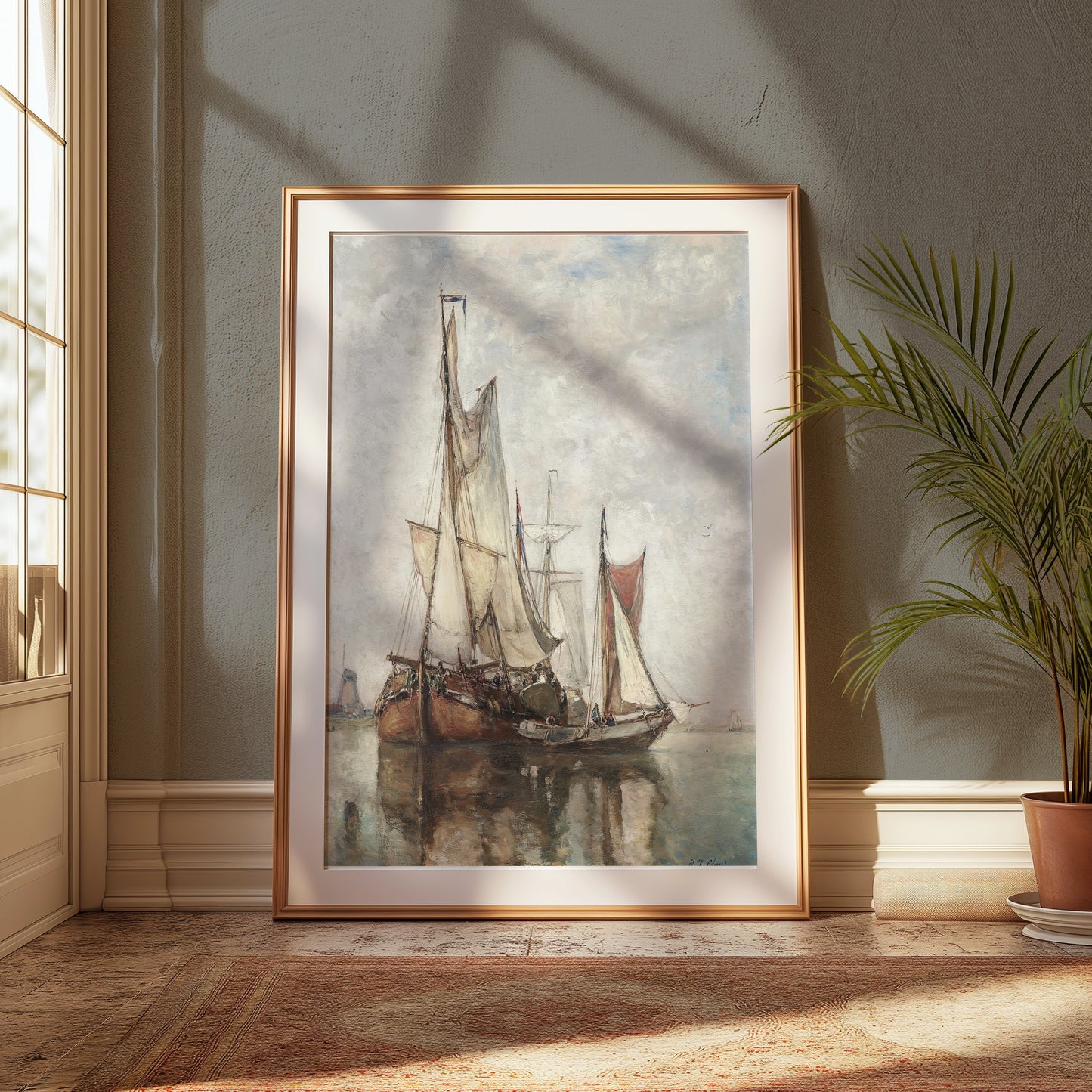 Premium Poster of Vintage Sailing Ship Art Print Posters