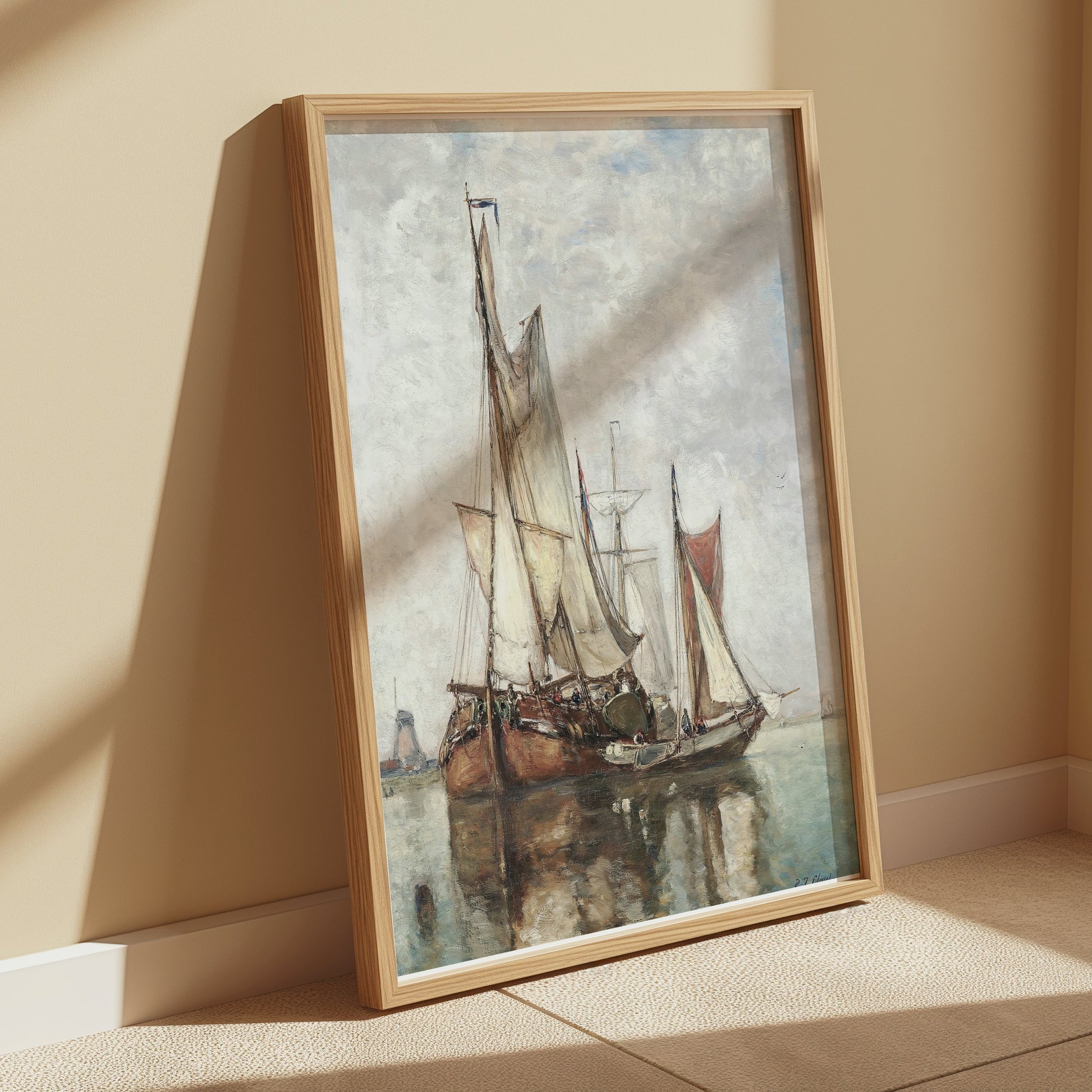Premium Poster of Vintage Sailing Ship Art Print Posters