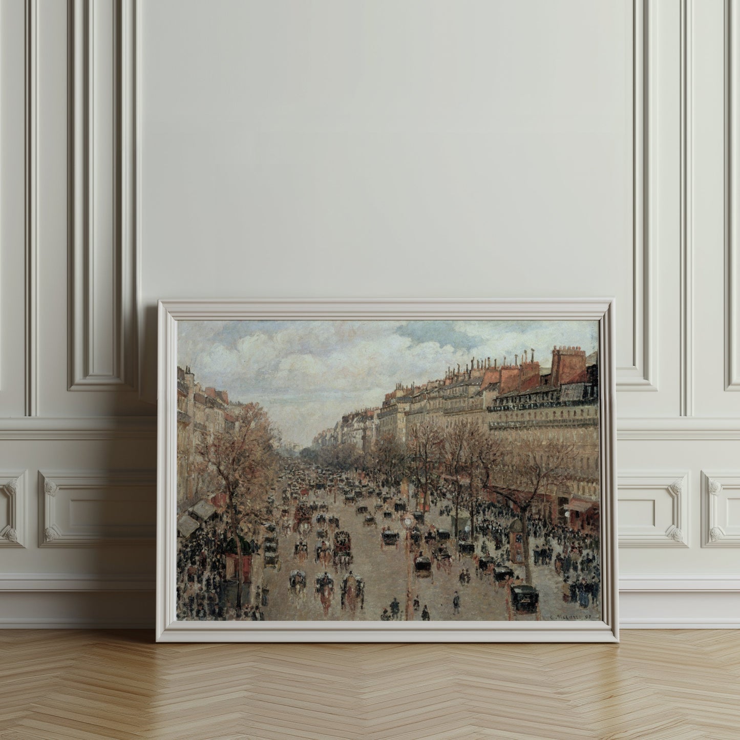 Premium Poster of Vintage Urban Street Scene Wall Art Posters