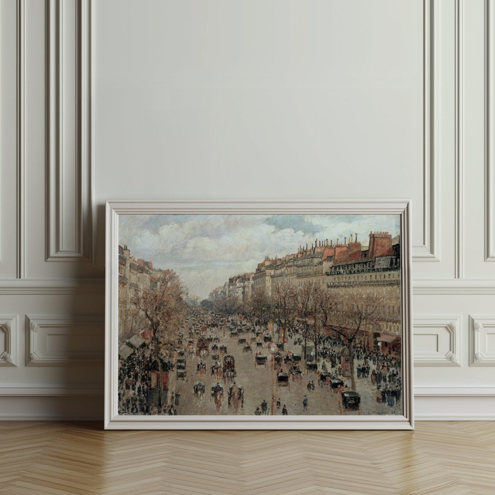 Premium Poster of Vintage Urban Street Scene Wall Art Posters