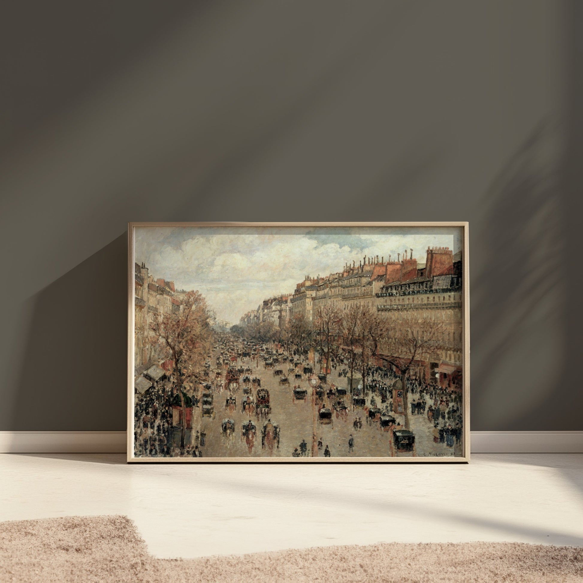 Premium Poster of Vintage Urban Street Scene Wall Art Posters