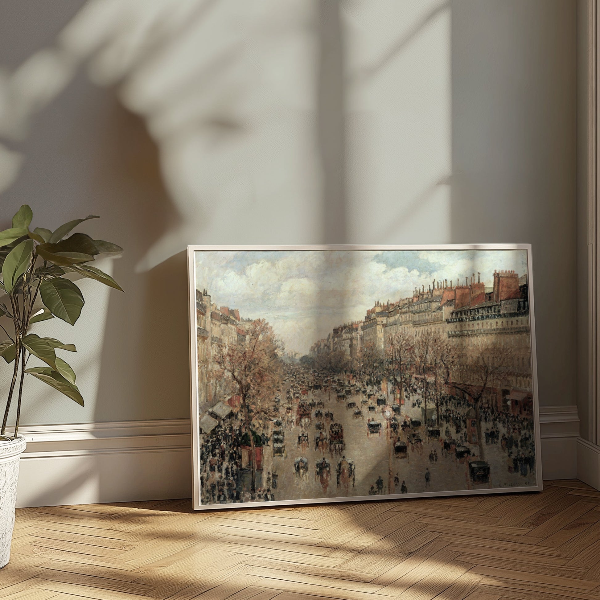 Premium Poster of Vintage Urban Street Scene Wall Art Posters