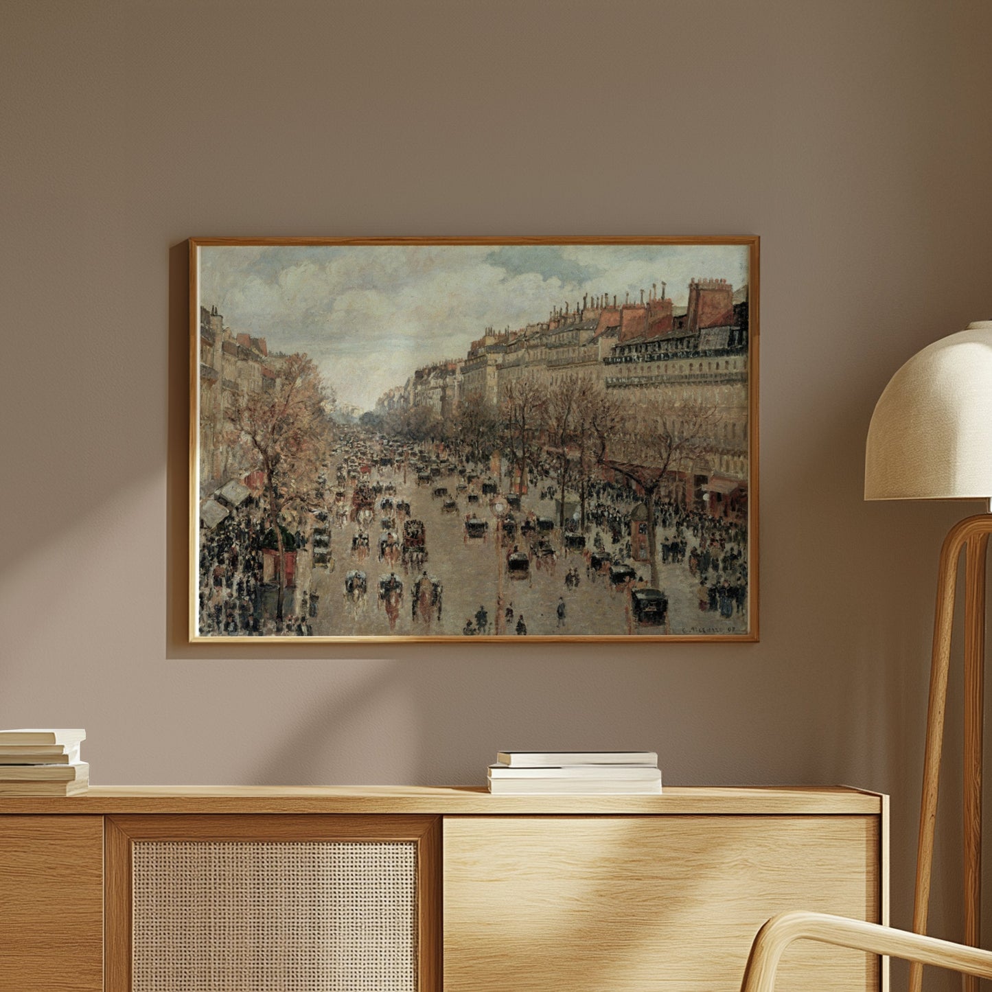 Premium Poster of Vintage Urban Street Scene Wall Art Posters