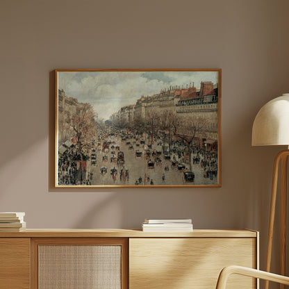 Premium Poster of Vintage Urban Street Scene Wall Art Posters